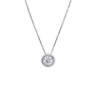 Collier Artigianale Femme in Or blanc Diamante COOR-247-253